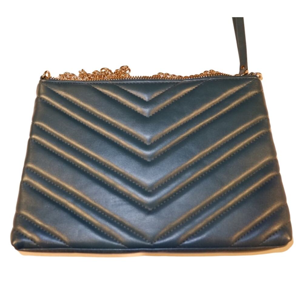 H&M dark green handbag
